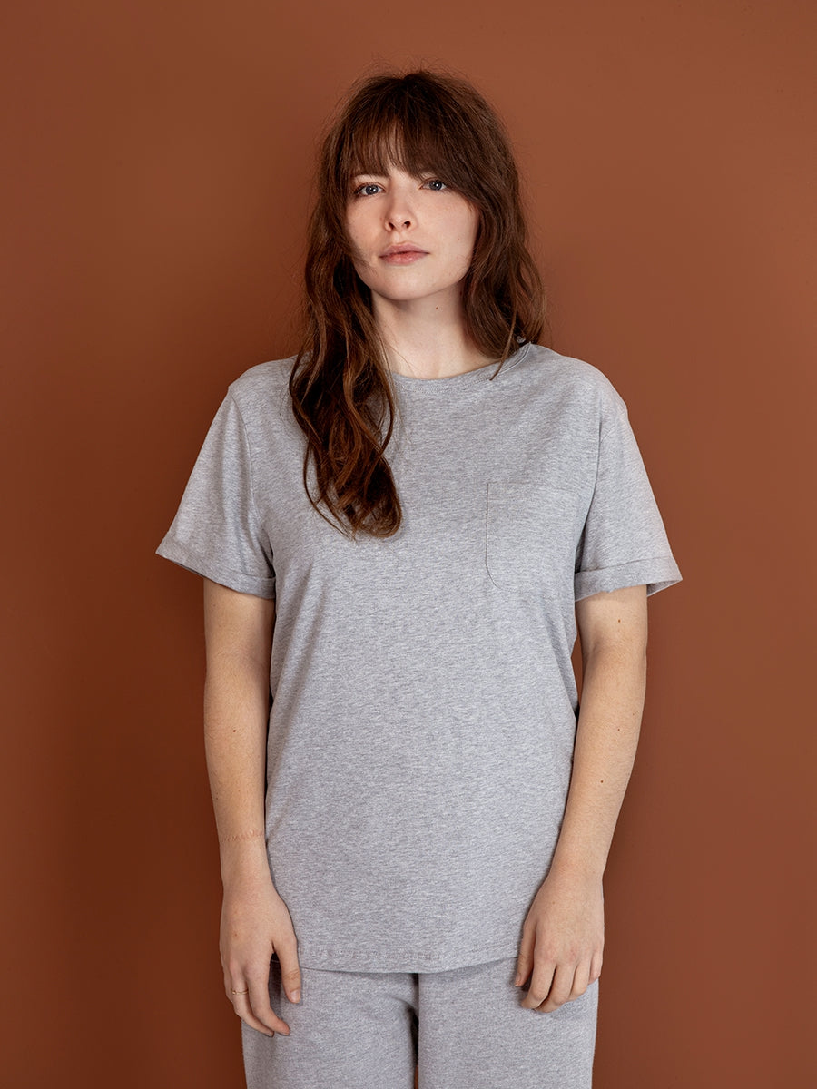 Gray Label Adult S/S Pocket Tee GOTS SS23-TOP085